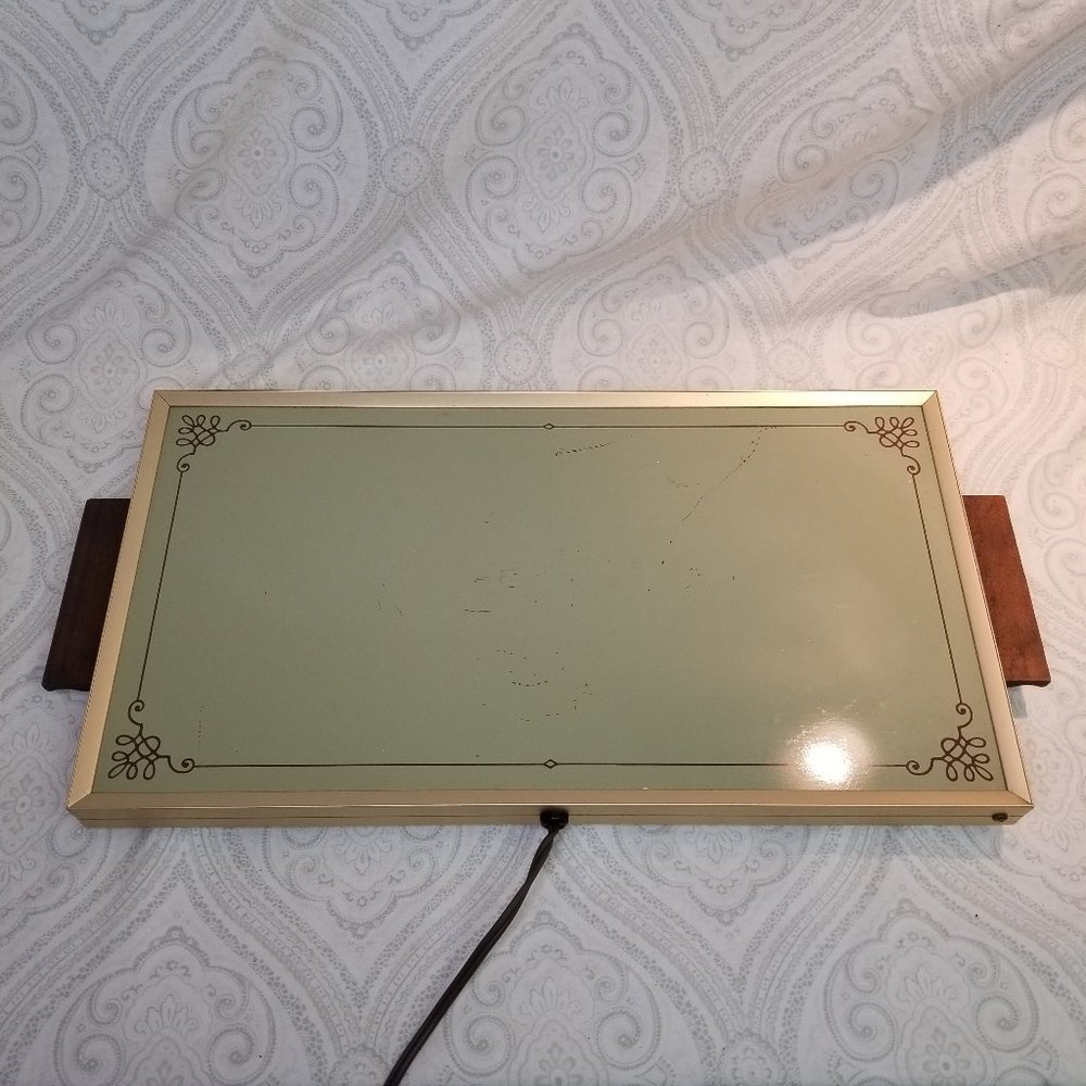 Vintage Working Cornwall Electric Large Warming Tray Hot Plate Model No. 1425